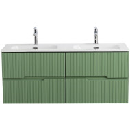 Тумба под раковину Cezares Duet-N 120 DUET-N-1200-4C-SO-2-PS-P подвесная Фисташковый Софт