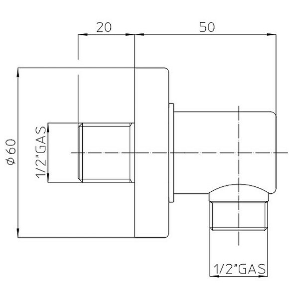 Шланговое подключение Bossini V00228.030 Хром Шланговое подключение Bossini V00228.030 Хром
