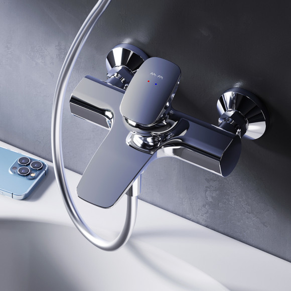 Смеситель для ванны AM.PM Spirit V2.0 F70A10000 Хром Смеситель для ванны AM.PM Spirit V2.0 F70A10000 Хром