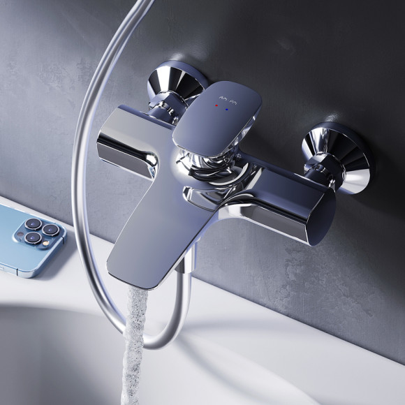 Смеситель для ванны AM.PM Spirit V2.0 F70A10000 Хром Смеситель для ванны AM.PM Spirit V2.0 F70A10000 Хром