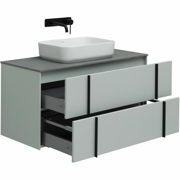 Тумба под раковину Allen Brau Reality 100 1.32007.PWM подвесная Папирус матовый Тумба под раковину Allen Brau Reality 100 1.32007.PWM подвесная Папирус матовый