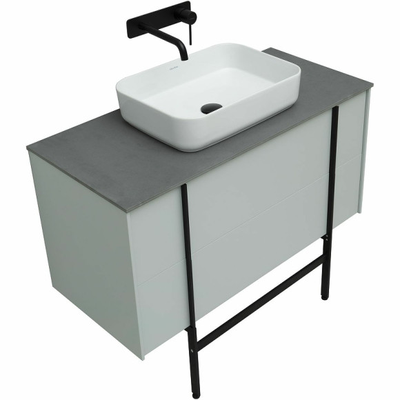 Тумба под раковину Allen Brau Reality 100 1.32007.PWM подвесная Папирус матовый Тумба под раковину Allen Brau Reality 100 1.32007.PWM подвесная Папирус матовый