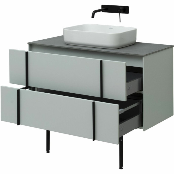 Тумба под раковину Allen Brau Reality 100 1.32007.PWM подвесная Папирус матовый Тумба под раковину Allen Brau Reality 100 1.32007.PWM подвесная Папирус матовый