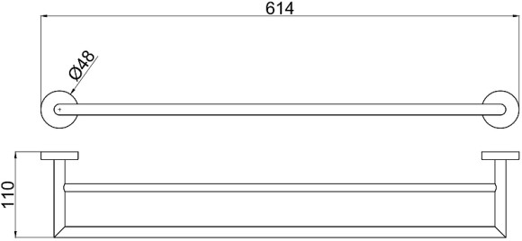 Полотенцедержатель Allen Brau Priority 6.31012-BN двойной Никель брашированный Полотенцедержатель Allen Brau Priority 6.31012-BN двойной Никель брашированный