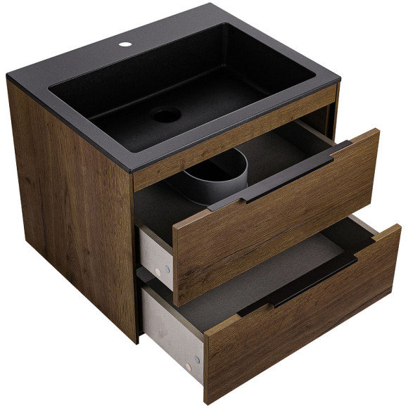 Тумба под раковину Vincea Chiara 2D 60 VMC-2C2600TO подвесная T.Oak Тумба под раковину Vincea Chiara 2D 60 VMC-2C2600TO подвесная T.Oak