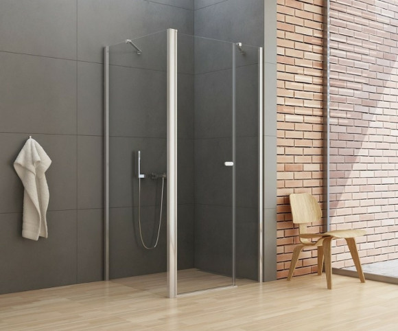 Душевой уголок New Trendy New Soleo Chrome 90x80 K-0692 профиль Хром стекло прозрачное Душевой уголок New Trendy New Soleo Chrome 90x80 K-0692 профиль Хром стекло прозрачное