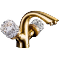 Смеситель для раковины Boheme Crystal 311-CRST Бронза