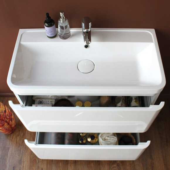 Тумба под раковину BelBagno Energia 80 BB800FHC/TL Tortora Lucido Тумба под раковину BelBagno Energia 80 BB800FHC/TL Tortora Lucido