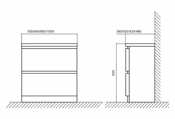 Тумба под раковину BelBagno Energia 80 BB800FHC/TL Tortora Lucido Тумба под раковину BelBagno Energia 80 BB800FHC/TL Tortora Lucido