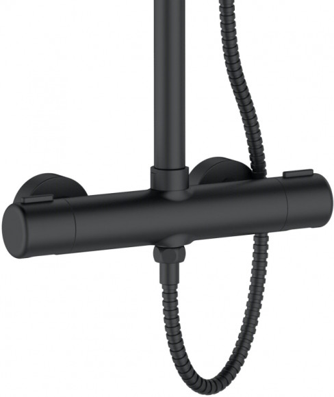 Душевая система Agger Thermo A2451244 Черная