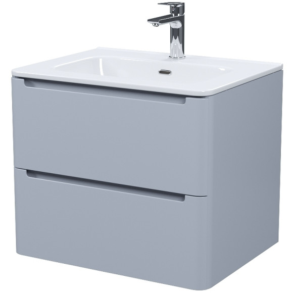 Тумба с раковиной Iddis Edifice 60 EDI60L0i95K подвесная Светло-серая