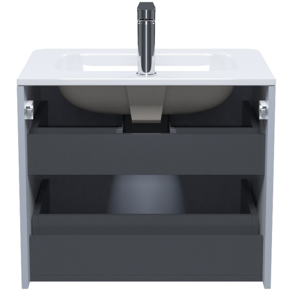 Тумба с раковиной Iddis Edifice 60 EDI60L0i95K подвесная Светло-серая