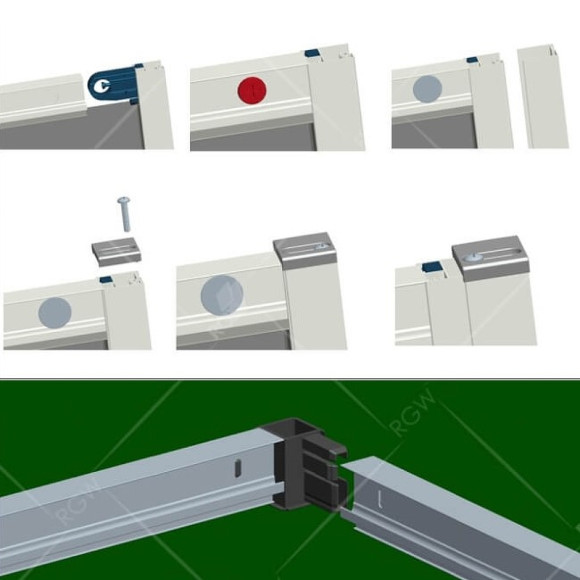 Душевой уголок RGW Classic CL-54 80х80 32095488-11 профиль Хром стекло прозрачное