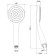 Ручной душ Whitecross Y brushed nickel BASIC-NIB Брашированный никель Ручной душ Whitecross Y brushed nickel BASIC-NIB Брашированный никель