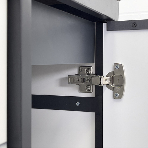 Тумба с раковиной Comforty Лозанна 100 00-00013800 под стиральную машину Белая глянцевая Калакатта Блэк Тумба с раковиной Comforty Лозанна 100 00-00013800 под стиральную машину Белая глянцевая Калакатта Блэк