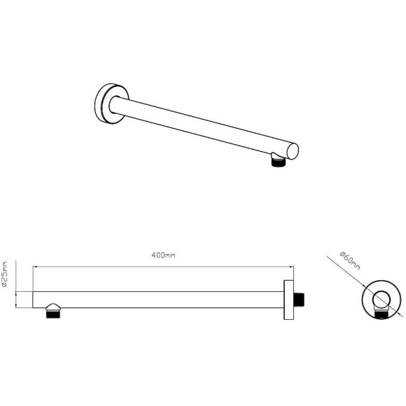 Верхний душ Vincea VSHD-42CCH Хром Верхний душ Vincea VSHD-42CCH Хром