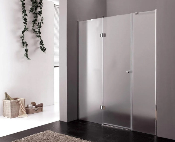 Душевая дверь Cezares Verona 130 L VERONA-W-B-13-30+60/40-P-Cr-L профиль Хром стекло текстурное