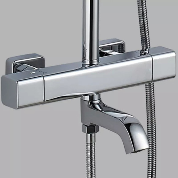 Душевая система ALMAes GaLaxy SDI-1803 с термостатом Хром Душевая система ALMAes GaLaxy SDI-1803 с термостатом Хром