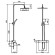Душевая система ALMAes GaLaxy SDI-1803 с термостатом Хром Душевая система ALMAes GaLaxy SDI-1803 с термостатом Хром