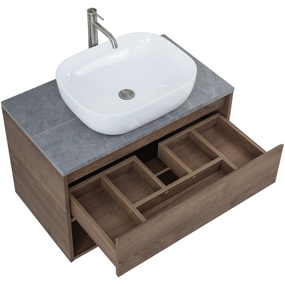 Тумба под раковину BelBagno Kraft 100 KRAFT-1000-1C-SO-RT подвесная Rovere Tabacco Тумба под раковину BelBagno Kraft 100 KRAFT-1000-1C-SO-RT подвесная Rovere Tabacco