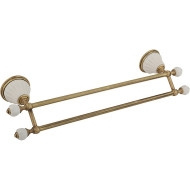 Полотенцедержатель Migliore Olivia 17439 двойной Бронза Белый