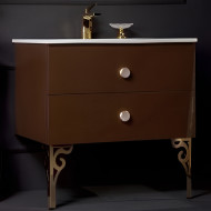 Тумба под раковину Boheme Armadi Art NeoArt 80 830-080-DB подвесная Dark Brown