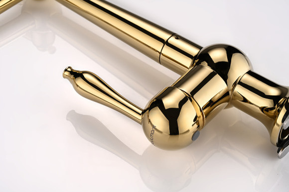 Смеситель для кухни Paulmark Retro Re213226-G Золото Смеситель для кухни Paulmark Retro Re213226-G Золото