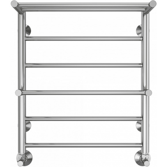 Водяной полотенцесушитель Terminus Анкона П6 500x600 4670078529954 с полкой Хром, нижнее подключение, G 1/2" ВР