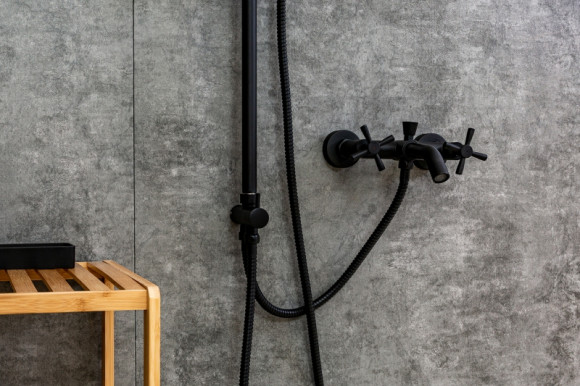 Душевая система Orange Mia M34-933b Черная