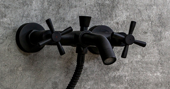 Душевая система Orange Mia M34-933b Черная