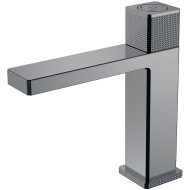 Смеситель для раковины Boheme Quad 159-SGM Оружейная сталь глянцевая