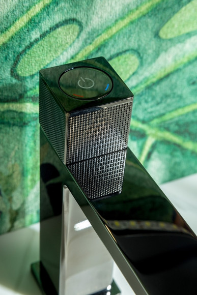 Смеситель для раковины Boheme Quad 159-SGM Оружейная сталь глянцевая