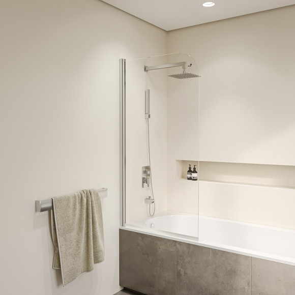 Шторка на ванну RGW Screens SC-009 70х150 351100907-11 профиль Хром стекло прозрачное