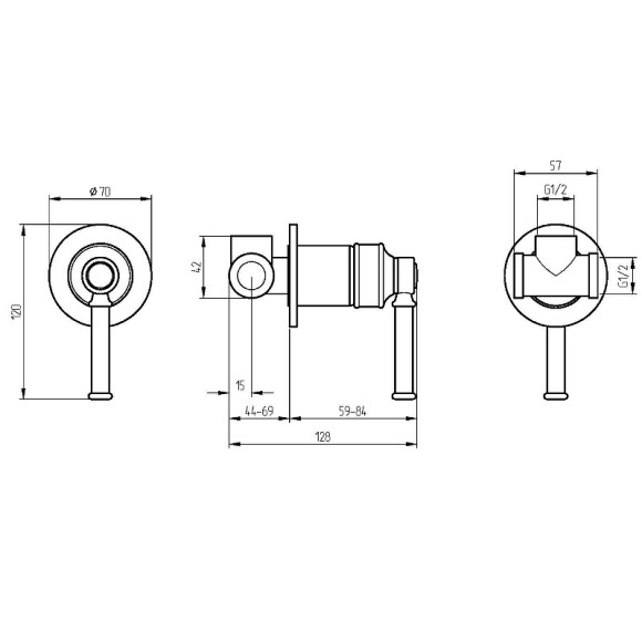 Смеситель для душа Migliore Ermitage Mini 30194 Бронза Орех Смеситель для душа Migliore Ermitage Mini 30194 Бронза Орех