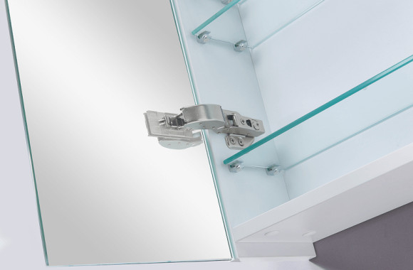 Зеркальный шкаф Orans BC-4023W 100 40231000w с подсветкой Белый глянец