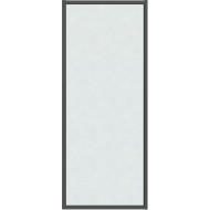 Душевая стенка Grossman Style 80 200.K33.05.80.21.02 профиль Черный матовый стекло шиншилла