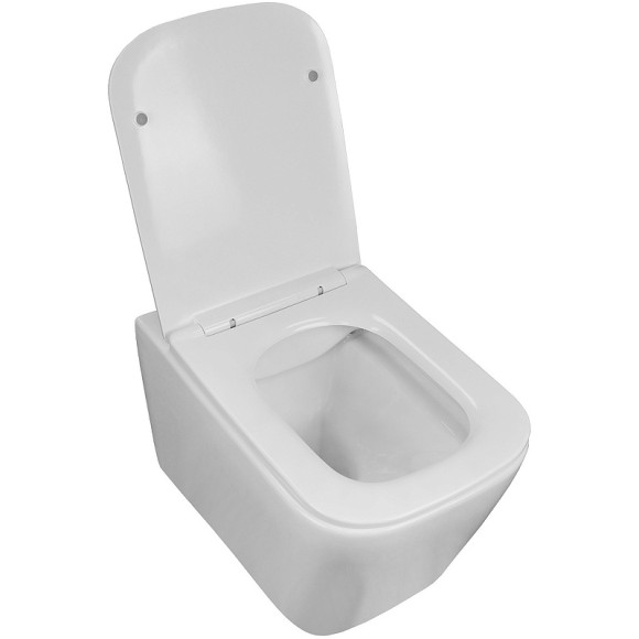 Унитаз Azario Boca AZ-1048 A подвесной Белый с сиденьем Микролифт Унитаз Azario Boca AZ-1048 A подвесной Белый с сиденьем Микролифт