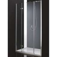 Душевая дверь Cezares Bergamo 175 L BERGAMO-W-B-13-80+60/40-C-Cr-L профиль Хром стекло прозрачное