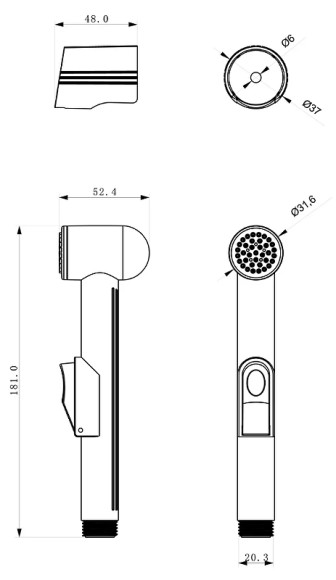 Гигиенический душ Lemark LM8014C Хром Гигиенический душ Lemark LM8014C Хром