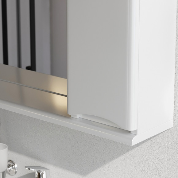 Зеркало со шкафом AM.PM Like 80 R M80MPR0801WG с подсветкой Белый Зеркало со шкафом AM.PM Like 80 R M80MPR0801WG с подсветкой Белый