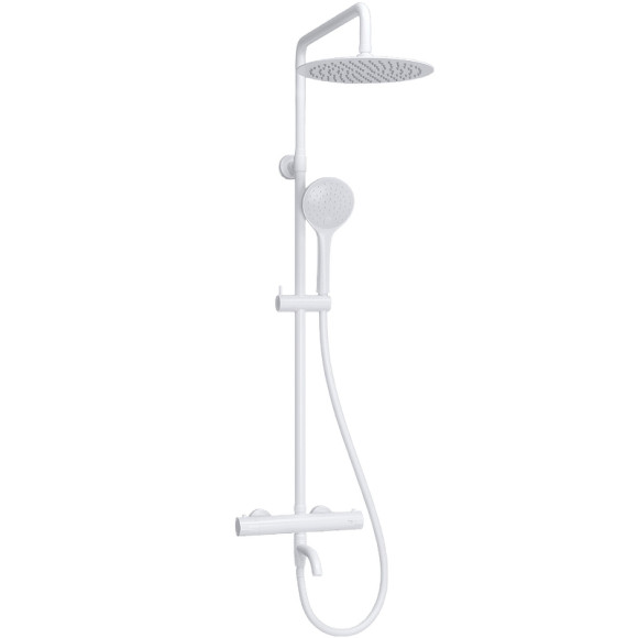 Душевая система WasserKRAFT A188.257.155.WM Thermo с термостатом Белая матовая Душевая система WasserKRAFT A188.257.155.WM Thermo с термостатом Белая матовая