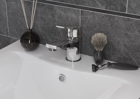 Смеситель для раковины Santek Кант WH5A02002C001 Хром