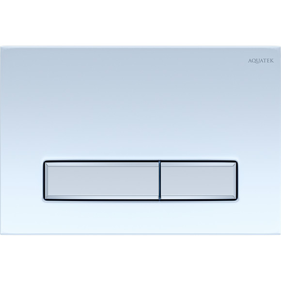 Комплект унитаза с инсталляцией Aquatek Set Aquatek Мия 4в1 с сиденьем Микролифт и клавишей смыва Белый глянцевый Никель