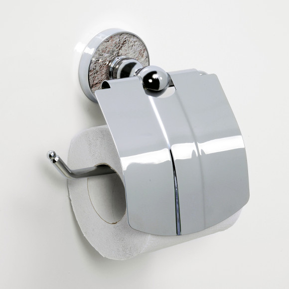 Держатель туалетной бумаги WasserKRAFT Nau K-7725 с крышкой Хром Держатель туалетной бумаги WasserKRAFT Nau K-7725 с крышкой Хром