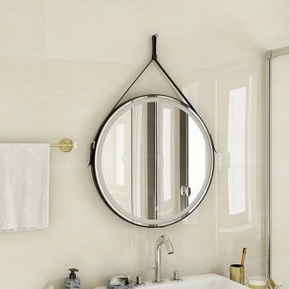 Зеркало Art&Max Milan AM-Mil-1000-DS-F-Nero с подсветкой с сенсорным выключателем Черное Зеркало Art&Max Milan AM-Mil-1000-DS-F-Nero с подсветкой с сенсорным выключателем Черное