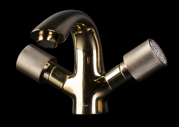 Смеситель для раковины Boheme Royal Cristal 291-Royal Золото