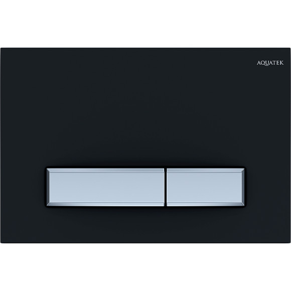 Комплект унитаза с инсталляцией Aquatek Set Aquatek Поларис-026 4в1 с сиденьем Микролифт и Черной матовой клавишей смыва