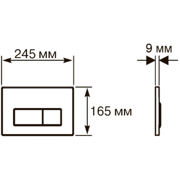 Комплект унитаза с инсталляцией Aquatek Set Aquatek Поларис-026 4в1 с сиденьем Микролифт и Черной матовой клавишей смыва