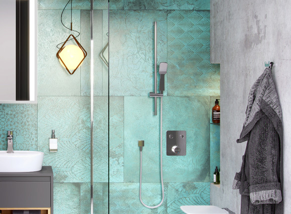 Смеситель для душа Excellent Krotos AREX.8045CR с термостатом Хром