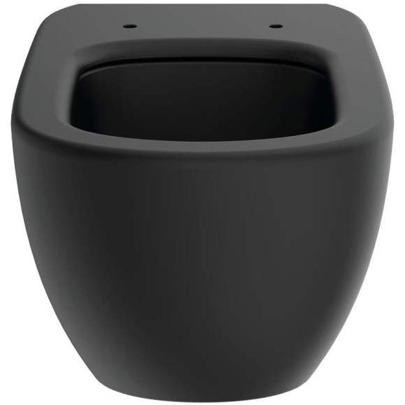 Комплект унитаза с инсталляцией Ideal Standard Tesi Aqua Blade T3868V3/123A6 с сиденьем Микролифт и Черной матовой клавишей смыва Комплект унитаза с инсталляцией Ideal Standard Tesi Aqua Blade T3868V3/123A6 с сиденьем Микролифт и Черной матовой клавишей смыва